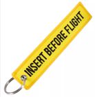 Aviation tag - remove before flight (yellow)